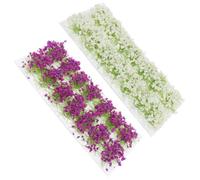 Abaodam 2 Boxes Static Grass Model Miniature Artificial Resin Tufts