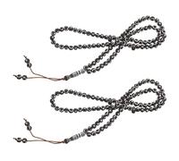 Abaodam 2 Pack 99 Bead Muslim Prayer Beads Tasbih Elegant Middle Eastern Design for Focused Meditation and Enhancing Concentration for Mosque and Religious Rituals