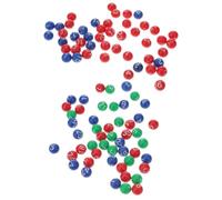 Abaodam 2 Packs Small Plastic Lottery Number Balls for Raffle Games, Bingo Entertainment Balls Engraved Design, Party Activity Props for Adult and Family Use