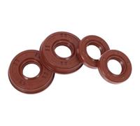 Abaodam 2 Pair Chainsaw Crankshaft Oil Seal Replacement Accessory with Fluororubber Material for Heat and Wear Resistance, Compatible with 12 Inch and 14 Inch Chainsaws, for Outdoor Power
