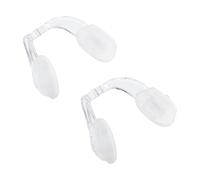 Abaodam 2 Pair U-Shaped Silicone Nose Pads for Eyeglasses and Frames, Lightweight Comfort and Anti-Slip Design, for Meetings and Commuting, Flexible Nose Bridge Cushions Replacement