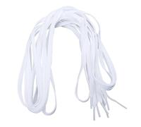 Abaodam 2 Pairs 8mm Polyester Shoelaces 1.6m for Sneakers Canvas Shoes Basketball and Casual Footwear Accessories