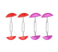Abaodam 2 Pairs Adjustable Calf Boot Stretcher and Shoe Expander for Men and Women Non-slip Abs and Aluminium Shoe Widener and High Heels Portable for Wide Feet