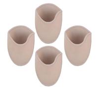 Abaodam 2 Pairs Ballet Dance Toe Pads Knitted Cloth Half Insoles for Forefoot and Toe Protection Curved Flexible Suitable for Dancing and Casual Shoes