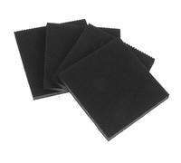 Abaodam 2 Pairs Black Rubber High Heel Shoe Pads Non Slip Sole Protector for Shoes with Noise Reduction and Convenient Application Suitable for Women and Men