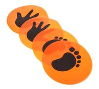 Abaodam 2 Pairs Football Training Floor Spot Markers Fun Portable Discs for Soccer Basketball and Volleyball Training Lightweight and Versatile Agility Tools