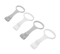 Abaodam 2 Pairs Portable Crib Hanging Rings Nursery Pull Up Handles Walking Training Safety Stand Support for Exercise and Confidence Building