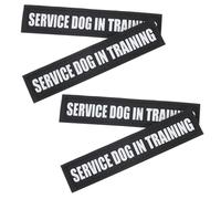 Abaodam 2 Pairs Reflective Pet Clothing Patches Pu Material Comfortable Breathable Easy to Wear Dog Vest Patches for Party Atmosphere Special Occasion