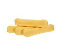 Abaodam 2 Pairs Yellow TPR Crutch Pad Armpit Cushions for Adults, Underarm Support Replacement Padding for Comfort on Double Crutches, Mobility Aid Accessories for Elderly