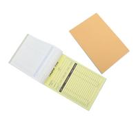 Abaodam 2-Part Carbonless Receipt Book with Cardboard Backing, 14x21cm, 100 Sheets Per Book, 2pcs Invoice and Order Forms for Small Business Record Keeping and Restaurant Use