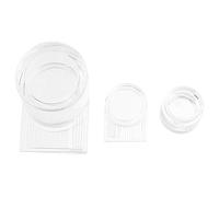 Abaodam 2 Pcs Ant Water Drinking Bowls Durable Acrylic Ant Nest Feeders for Easy Refilling Transparent Design for Monitoring Water Level for Breeding and Habitat Care