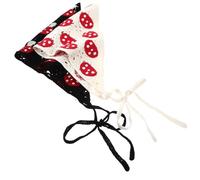 Abaodam 2 pcs Crochet Bandana Headbands for Women Cute Mushroom Pattern Hair Accessories Knitted Triangle Scarf Stylish and Comfortable Hairbands for Daily Wear Parties Proms and