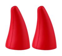 Abaodam 2 Pcs Devil Horns Bumper Protector Car Decoration Cool Style Plastic Rubber Auto Accessory Attaches to Metal Surface Protects from Slight Impact and Friction for Car and Truck