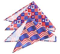 Abaodam 2 Pcs Dog Bandanas for Small Dogs Polyester Triangle Scarves Unique Design for Everyday Wear and Pet Dress-up Cute and Charming Accessories