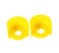 Abaodam 2 Pcs Emergency Stop Button Protective Cover Industrial Plastic Switch Guard Push Button Safety Shield for Accident Prevention and Secure Operation Machinery Environments