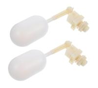 Abaodam 2 Pcs Float Valve for Automatic Waterer Bowl Plastic Shut Off Control Float Valve for Cattle Sheep Goat Pig Horse Dog Farm Livestock Hydration Water Saving Design