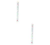 Abaodam 2 Pcs Home Decorative Children's Growth Chart Easy Install Height Measurement Ruler