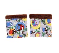 Abaodam 2 Pcs Large Hamster Sleeping Bags Small Pet Bed Warm Guinea Pig Hide Pouch Soft Cozy Nest for Dwarf Hamsters and Small Animals Random Style