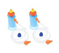 Abaodam 2 Pcs Nasal Irrigator Kit for Household Use Practical Nose Cleaner with Easy Maintenance Compact Sinus Washing Device for Adults Reliable Nasal Rinse System for Blocked Nose Relief