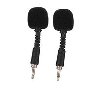 Abaodam 2 Pcs Noise Canceling Microphone Portable In-Line Microphone 3.34X0.79X0.79In Compact Size Long Working Life High Sound Reproduction for Singing with Dancing