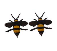 Abaodam 2 Pcs Realistic Simulated Bee Desktop Decorations for Indoor Home Halloween Ornaments Unique Lifelike Artificial Bees
