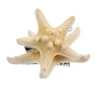 Abaodam 2 Pcs Sea Star Hair Clips Cute Sea Star Barrettes for Women and Girls Wedding Beach Party Mermaid Accessories