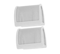 Abaodam 2 pcs U Shaped Microphone Windscreen Cover Practical Saliva Spatter Protection Classic White Mic Shield for Live Broadcast Recording and Various Microphone Types