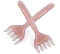 Abaodam 2 Pcs Wide Tooth Hair Combs with Five-claw Design, Resin Material, Suitable for Hair Types, Compact Massage Comb Set for Scalp Relaxation and Detangling