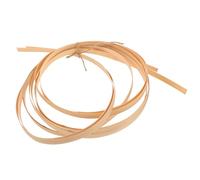 Abaodam 2 Rolls Bamboo Roll Decorative Strip for DIY Crafting Handmade Bamboo Slat Material and Smooth Surface for Tables and Furniture Weaving Projects