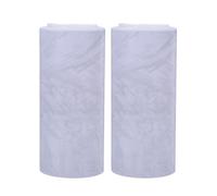 Abaodam 2 Rolls Baseboard Molding Trim Decorative Skirting Board PVC Wearresistant Sturdy Luxury Marble Appearance Peel and Stick Wallpaper Border for Kitchen and Living Room