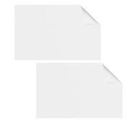 Abaodam 2 Rolls Electrostatic Adhesion Whiteboard Stickers with Smooth Writing Surface and Erasable Dry Erase Feature, Portable Whiteboard Sheets for Planning and Notetaking
