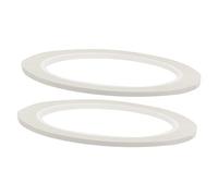 Abaodam 2 Rolls Violin Fretboard Stickers Pvc Fingerboard Decal White Does Not Affect Playing Or Sound Beginner Learning Practice Tape for Violin and Cello