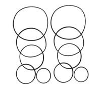Abaodam 2 Set Aquarium Floating Plant Rings Fish Tank Feeding Circles Eva Durable Floating Plant Ring Holders for Isolating and Optimal Fish Feeding Aquariums Black