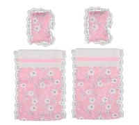 Abaodam 2 Set Doll House Bedding Miniature Dollhouse Furniture Bunk Bed Bedding Set 1:12 Doll Accessories Toys Mini Dollhouse Furniture Miniature Smal house Décor Cloth