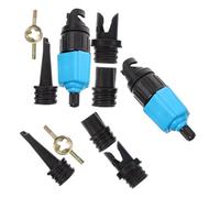 Abaodam 2 Set Inflatable Sup Pump Adapter for Paddle Board Kayak Boat Standard Air Valve Converter for Leak- Fast Inflation Compatible with Various Pumps and Compressors Portable Blue