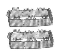 Abaodam 2 Sets Abs Plastic Fence for DIY War Scene Building Blocks Miniature Safety Guardrail for Farm Animals Interactive Assembly Enhancing Problem-solving and Coordination Skills