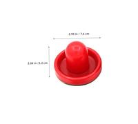 Abaodam 2 Sets Air Hockey Pusher Replacement Pads with Self Adhesive Lint Stickers for Table Hockey Pushers and Paddles Felt Pads for Smooth Gameplay Easy to Install for Family and Party