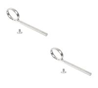 Abaodam 2 Sets B-flat Trumpet Slide Finger Ring Screw Holder for Trumpet Accessories Durable Material