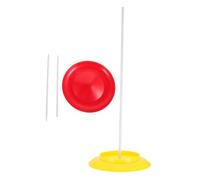 Abaodam 2 Sets Balanced Juggling Plates with Professional Rods for Circus Stage Performance Easy to Learn Skill Props for Boys Beginners Visual Entertainment and Street Art