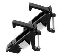 Abaodam 2 Sets Black Compression Cabinet Latch with Keys Hand Operated Push Button Lock for Electrical Cabinets and Control Panels, Zinc Alloy Material, Suitable for Residential