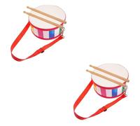 Abaodam 2 Sets Boys and Girls Snare Drum Kit Percussion Toy Drumsticks Education Music Instrument for Boy Girl's Playroom Musical Toys for Years Old