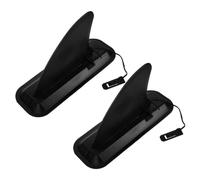 Abaodam 2 Sets Detachable Paddle Board Fins Replacement for Surfboard Water Stabilizer and Balance Plastic Tail Fin Compatible with Sup Kayak and Paddle Boards Easy Installation