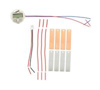 Abaodam 2 Sets DIY Fruit Battery Experiment Kit Educational Science Project for Students Learning Electronic Energy Generation Stem for Home and School