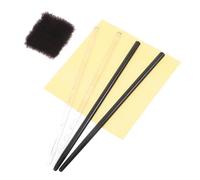 Abaodam 2 Sets Electrostatic Friction Rod with Glass and Rubber Sticks for Physics Experiments Static Electricity Induction Tools for Classroom Learning Triboelectric Project Equipment for