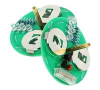 Abaodam 2 Sets Gyroscope DIY Kit with LED Lights Solder Practice Training Set Electronic Soldering Accessories for Teaching and Learning Science Skills