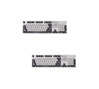 Abaodam 2 Sets Halloween Mechanical Keyboard Key Caps Black Pbt Material with Engraving and Stepped Arc Design, 108 Keys for Reduced Fatigue, Keyboard Accessory for Gaming and DIY