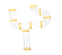 Abaodam 2 Sets Hamster Tube Tunnel for Guinea Pig Hamster Cage Maze Connector Diy Play Tunnel for Live Pets