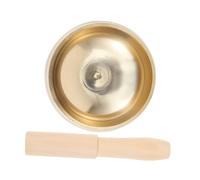 Abaodam 2 Sets Handmade Singing Bowl Mallet for Yoga Meditation Includes Bowl Holder for Meditation Practice