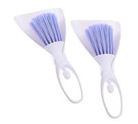 Abaodam 2 Sets Mini Broom and Dustpan for Hamster Cage Cleaning Plastic Brush with Flat Slope Mouth Hanging Design Easy Sweep for Debris and Feces Random Color Random Color