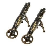 Abaodam 2 Sets Outdoor Mortar Launcher for Boys and Adults Rocket Launcher Playset for Parent Interaction Skill Development and Fun Military Pretend Play Game